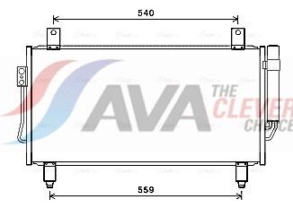 MT5252D AVA Радіатор кондиціонера MITSUBISHI OUTLANDER 12-(AVA)