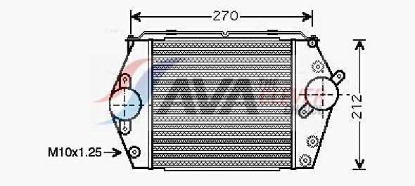 MZ4188 AVA Інтеркулер 6 2.0 TD  02-07