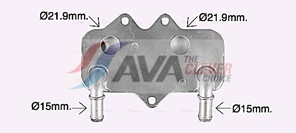 OL3704 AVA Масляний радіатор Zafira 2.0 DTi * '00-'05  (вир-во AVA)