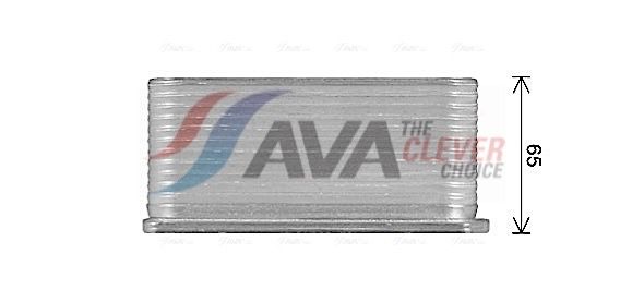 OL3710 AVA Олійний радіатор Primastar, NV400, X-Trail, Renault Koleos, Master III, Trafic II, Opel Movano, Vivaro 2.0/2.3dCi 06-