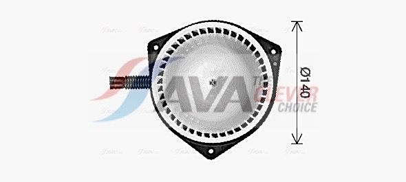 PE8428 AVA Вентилятор салона MITSUBISHI ASX, Lancer VII, VIII, Outlander II, Citroen C-Crosser, Peugeot 4007/4008