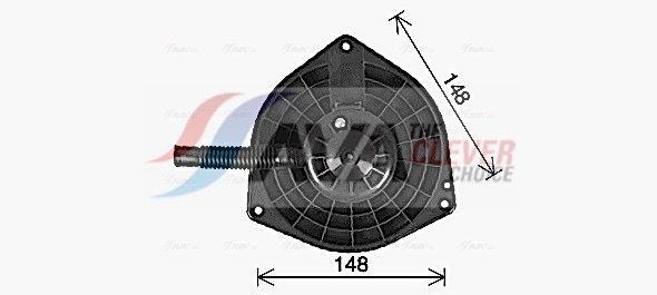 PE8428 AVA Вентилятор салона MITSUBISHI ASX, Lancer VII, VIII, Outlander II, Citroen C-Crosser, Peugeot 4007/4008