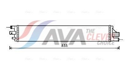 RTA2559 AVA Радіатор охолодження MASTER/MOVANO 2.3dci 10- (Ava)