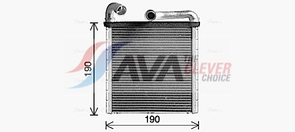 VN6424 AVA Радіатор опалення VAG (Ava)