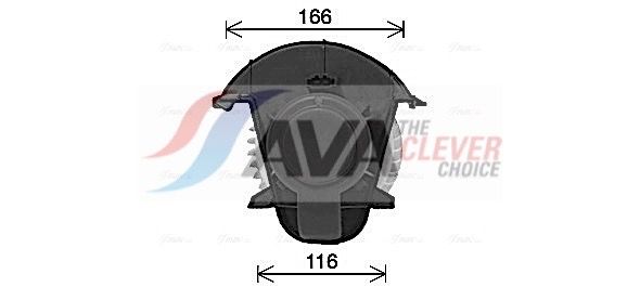 VN8409 AVA Вентилятор салону Audi Q7, Amarok, Touareg, Porsche Cayenne 02-