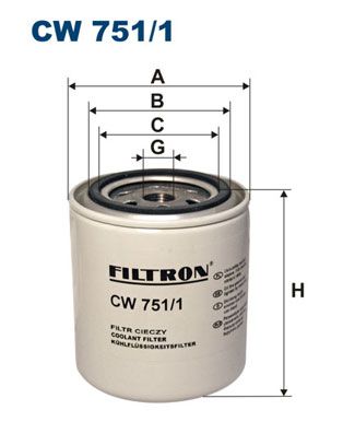 FILTRON CW751/1 Фільтр охолоджуючої рідини