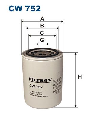 FILTRON CW752 Фільтр охолоджуючої рідини