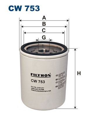 FILTRON CW753 Фільтр охолоджуючої рідини