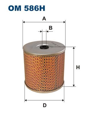 FILTRON OM586H Фільтр масла