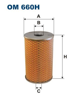 FILTRON OM660H Фільтр масла
