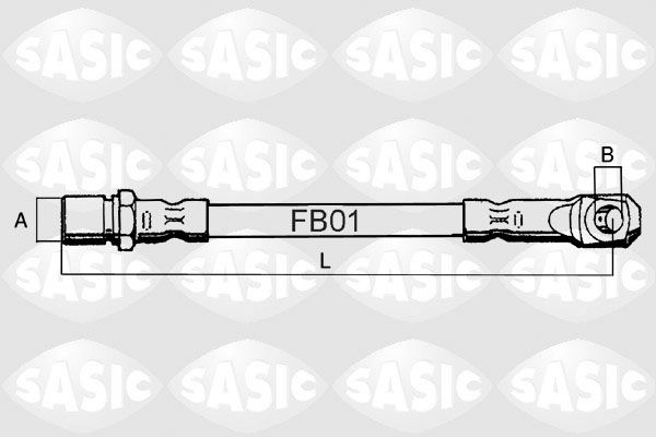 SBH6287   SASIC - Гальмівний шланг