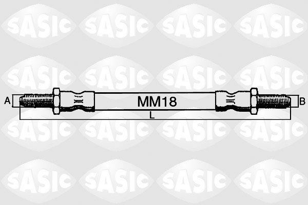 SBH6316   SASIC - Гальмівний шланг