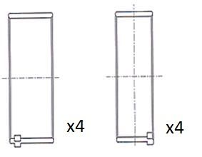 FAI BB2069STD Вкладиш підшипника шатуна