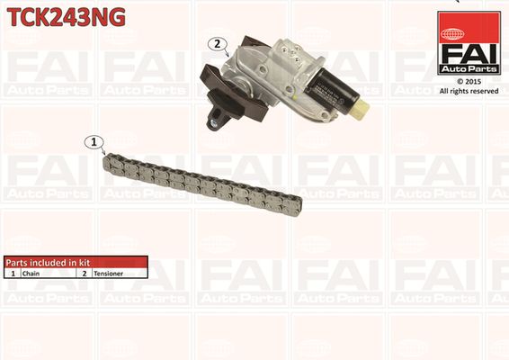 TCK243NG FAI Ланцюг ГРМ, комплект