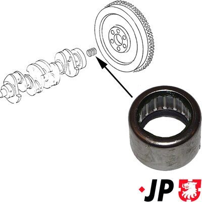 JP Group 1110450300 Напрямний підшипник, зчеплення