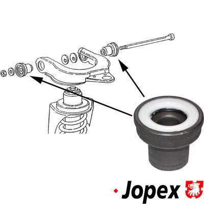 JP Group 1140201000 Опора, важіль підвіски