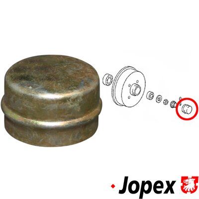 JP Group 1151450200 Захисна кришка, маточина колеса