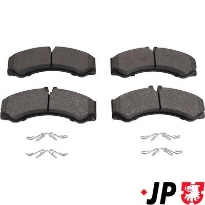 JP Group 1163601610 Комплект гальмівних накладок, дискове гальмо