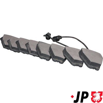 JP Group 1163602710 Комплект гальмівних накладок, дискове гальмо