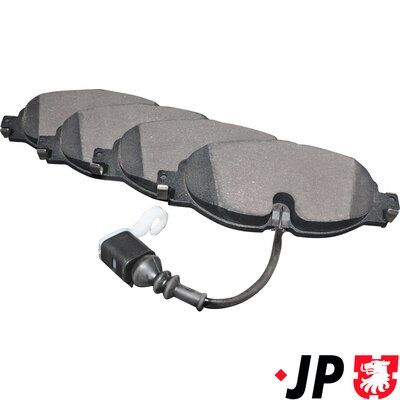 JP Group 1163609510 Комплект гальмівних накладок, дискове гальмо