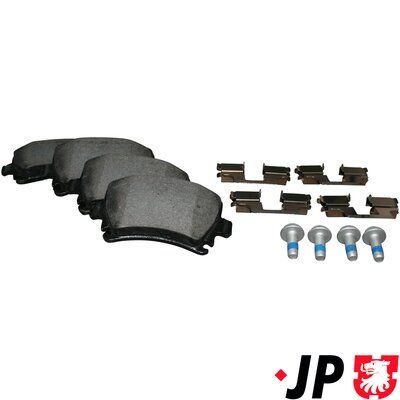 JP Group 1163705410 Комплект гальмівних накладок, дискове гальмо