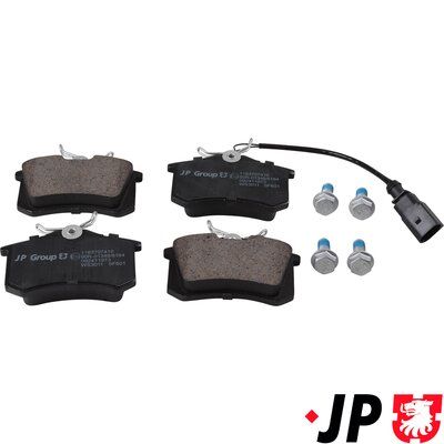 JP Group 1163707410 Комплект гальмівних накладок, дискове гальмо