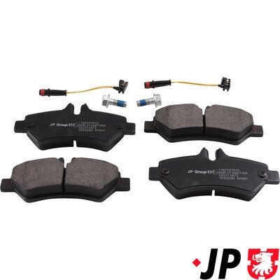 JP Group 1163707610 Комплект гальмівних накладок, дискове гальмо