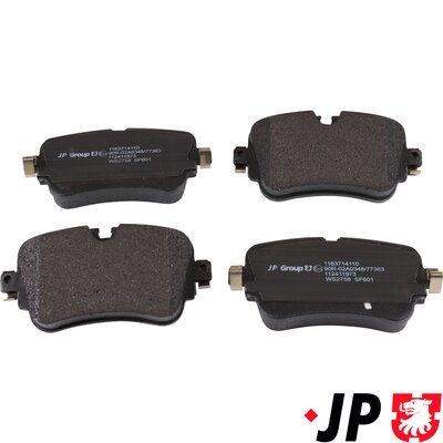 JP Group 1163714110 Комплект гальмівних накладок, дискове гальмо