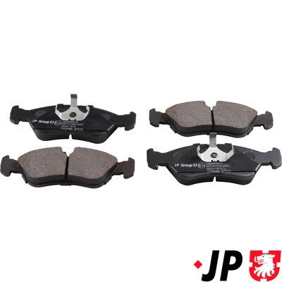 JP Group 1263600910 Комплект гальмівних накладок, дискове гальмо