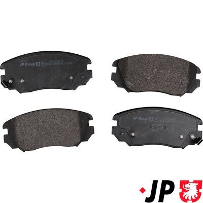 JP Group 1263603810 Комплект гальмівних накладок, дискове гальмо