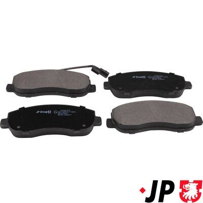 JP Group 1263607510 Комплект гальмівних накладок, дискове гальмо