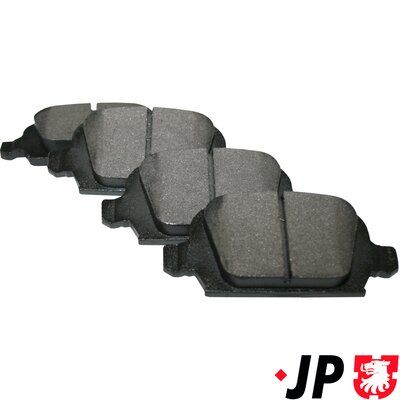 JP Group 1263700510 Комплект гальмівних накладок, дискове гальмо