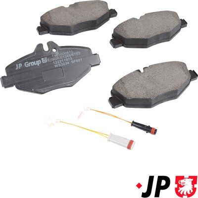 JP Group 1363600810 Комплект гальмівних накладок, дискове гальмо