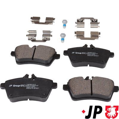 JP Group 1363601510 Комплект гальмівних накладок, дискове гальмо