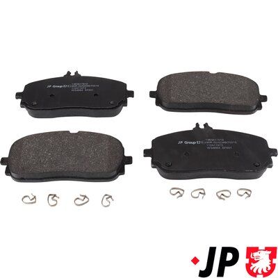 JP Group 1363617810 Комплект гальмівних накладок, дискове гальмо