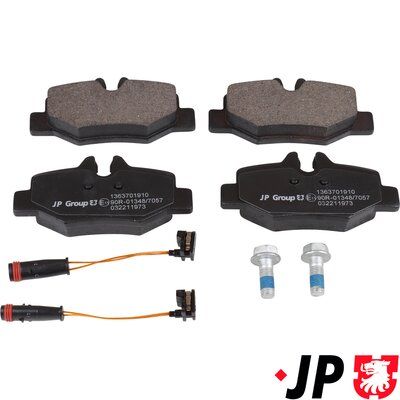 JP Group 1363701910 Комплект гальмівних накладок, дискове гальмо