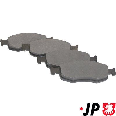 JP Group 1563600310 Комплект гальмівних накладок, дискове гальмо