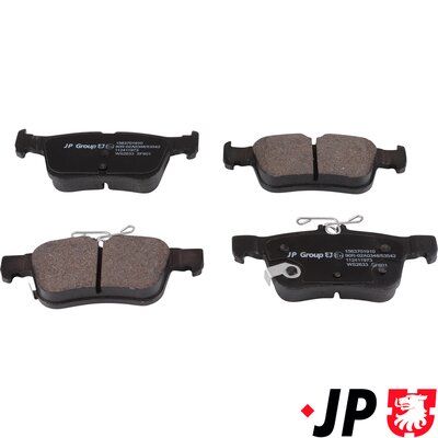 JP Group 1563701910 Комплект гальмівних накладок, дискове гальмо