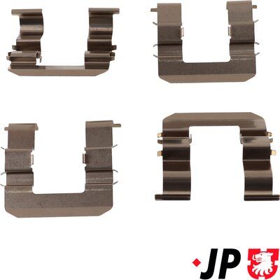 JP Group 3364003810 Комплект приладдя, накладка дискового гальма