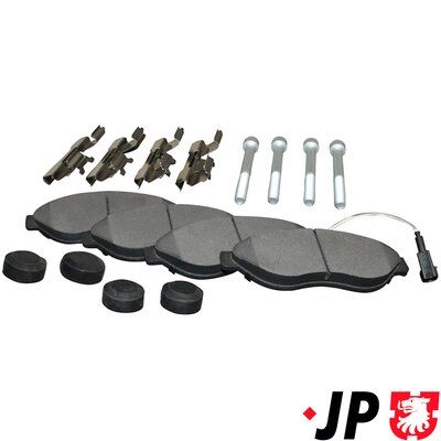 JP Group 4163603910 Комплект гальмівних накладок, дискове гальмо
