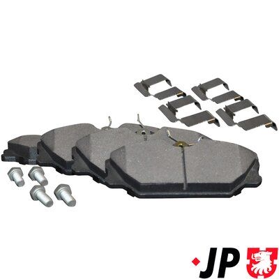 JP Group 4363601510 Комплект гальмівних накладок, дискове гальмо
