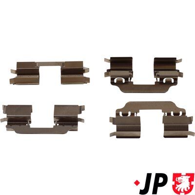 JP Group 4364003810 Комплект приладдя, накладка дискового гальма