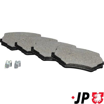 JP Group 4763600410 Комплект гальмівних накладок, дискове гальмо