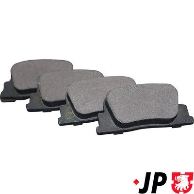 JP Group 4863700610 Комплект гальмівних накладок, дискове гальмо