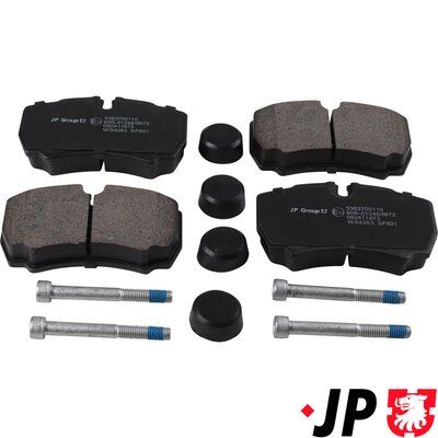 JP Group 5363700110 Комплект гальмівних накладок, дискове гальмо
