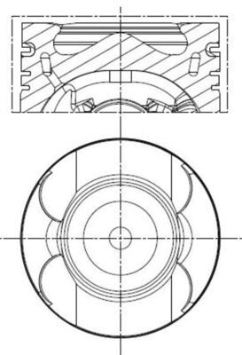 MAHLE 001PI00133001 Поршень