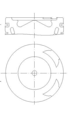 MAHLE 001PI00186000 Поршень
