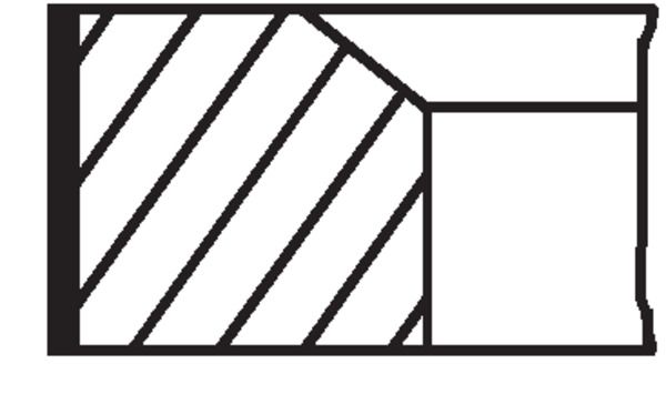 MAHLE 001RS001110N1 Комплект поршневих кілець