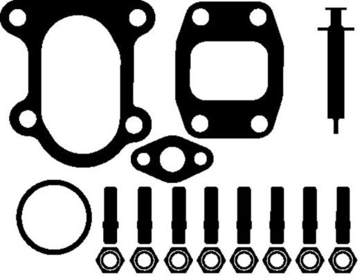 MAHLE 001TA17023000 Комплект для монтажу, компресор