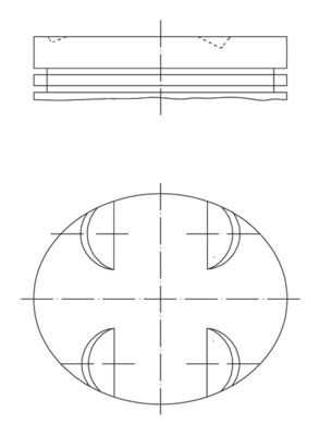 MAHLE 0052401 Поршень